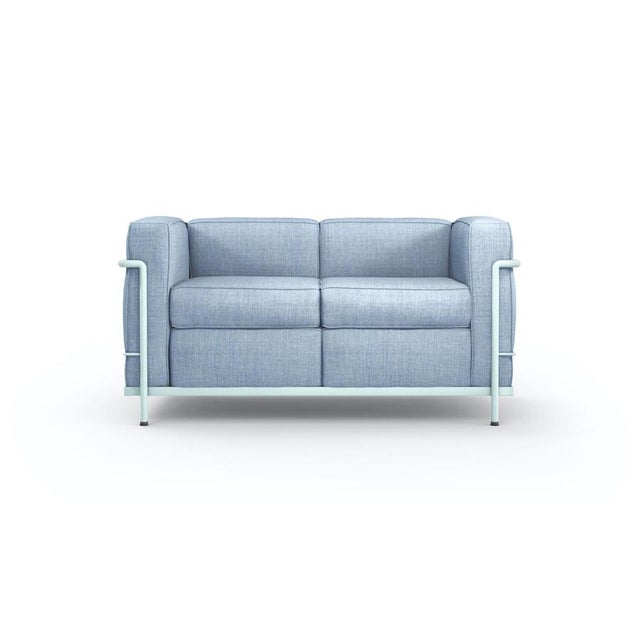 Cassina LC2 Two-Seat Sofa by Le Corbusier, P. Jeanneret, Charlotte Perriand for Cassina For Sale - Image 4 of 9