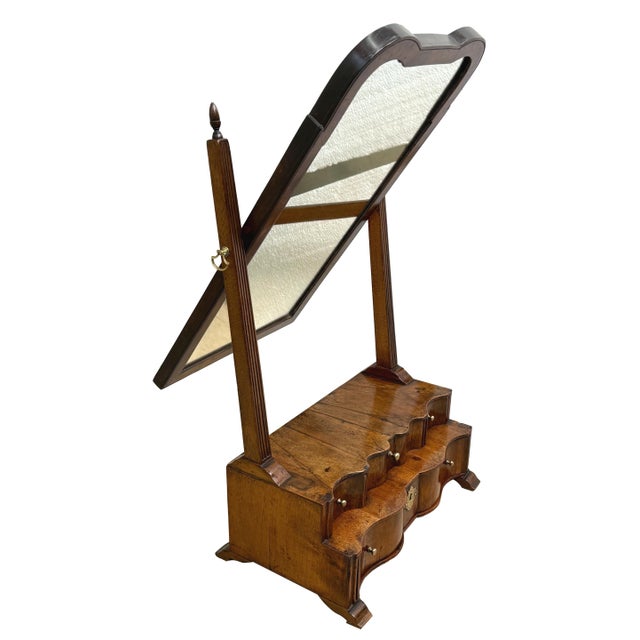 Queen Anne Dressing Table Mirror in Walnut, 1710 For Sale - Image 10 of 15