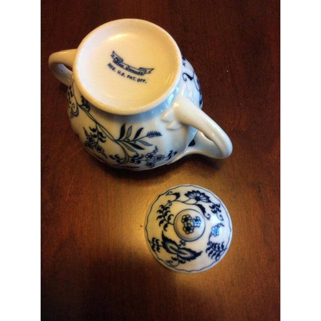 Blue Danube sugar bowl with lid