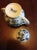 Blue Danube sugar bowl with lid