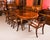 1920s Antique French Louis Revival Dining Table and Chairs in Walnut, 1920s, Set of 13 For Sale - Image 5 of 18