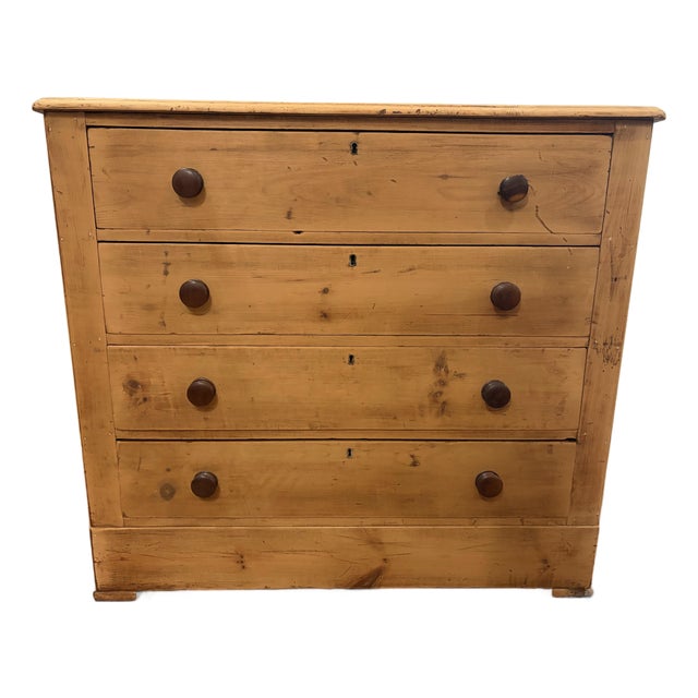 Antique Scrubbed Pine Dresser For Sale