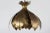 Danish Svend Aage Holm Sørensen Onion brutalist brass pendant by Holm-Sørensen and Pedersen belysninge Aps from 1960s. The...