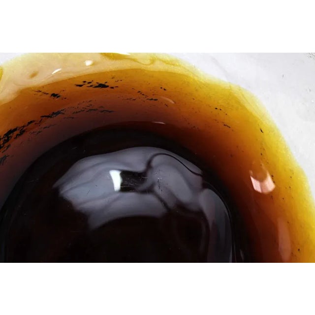 Glass Bowl attributed to Pertti Santalahti for Humppila, 1970s For Sale - Image 7 of 11