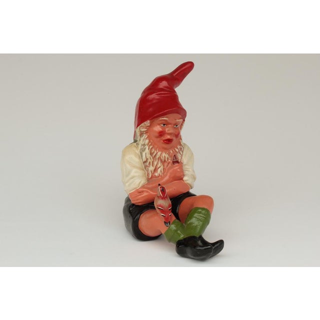 Terracotta Garden Gnome from PGH, 1950s For Sale - Image 10 of 10