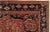 Early 20th Century Antique Farahan Sarouk Handmade Oriental Rusty Red & Navy Blue Rug For Sale - Image 5 of 12