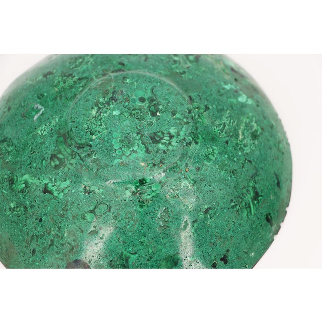 1950s Malachite Set of Three Bowls, South-African For Sale - Image 16 of 17