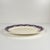 Antique oval platter "Babylon", Badonviller, 1900 Purple and red geometric pattern Dimensions: 32 x 22.5 cm Height: 3.5 cm...