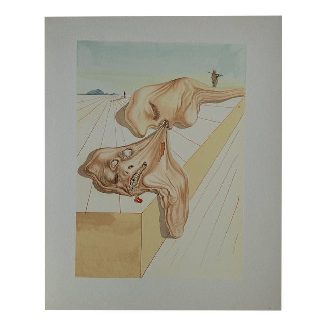 Salvador Dali, Men Who Devour Each Other, Woodcut For Sale