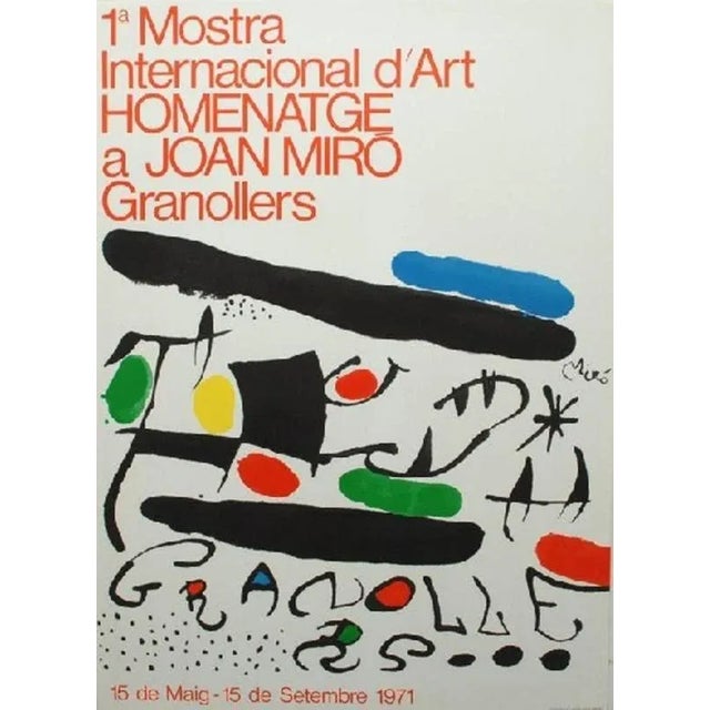 Original Lithographic Posters after Joan Miró, 1975, Set of 9 For Sale - Image 10 of 10