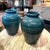 Ceramic Vintage Turquoise Blue Java Vase For Sale - Image 7 of 7