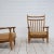 Wood Armchairs by Guillerme et Chambron for Votre Maison, 1950s, Set of 2 For Sale - Image 7 of 9