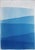 Minimalism 2025, Minimal Landscape of Blue Mountain Ridge, Handmade Monotype Cyanotype on Watercolor Paper by Kind of Cyan - Set of 2 For Sale - Image 3 of 10