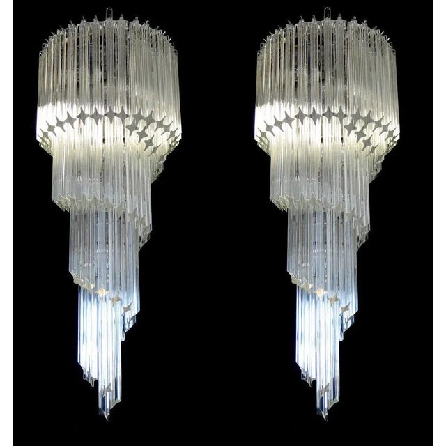 Murano Glass Chandeliers, Set of 2 For Sale - Image 12 of 16