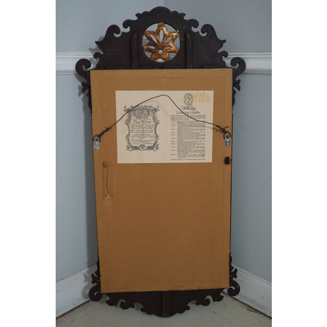 Friedman Brothers Colonial Williamsburg Model Lg8 Mahogany Mirror For Sale - Image 10 of 12