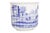 A blue and white porcelain planter made by Spode, in their iconic British “Blue Italian” pattern. Fluted sides are...