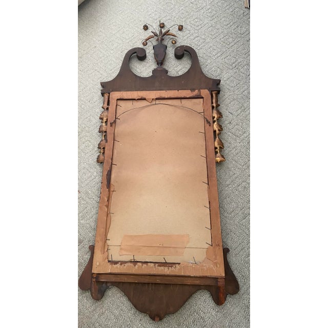 19th Century Hepplewhite Style Federal Wall Mirror For Sale - Image 9 of 12