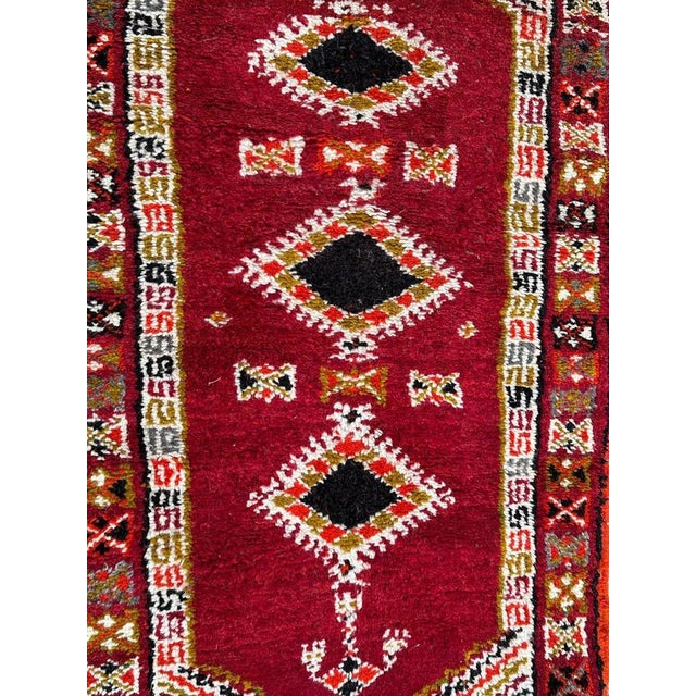 Textile Vintage Moroccan Rug, 1940s For Sale - Image 7 of 18