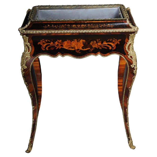 Napoleon III Jardiniere Side Table, 1860s For Sale