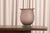 Vintage Frosted Purple Glass Vase on Blue-Green Foot For Sale - Image 9 of 10