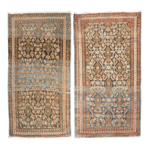 Antique Zabihi Collection Persian Senneh Small Rugs