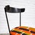 Clifford Pascoe Authentic Mid-Century Modern Side Chair by Clifford Pascoe – Ebonized Wood & Vintage 1960s Upholstery For Sale - Image 4 of 8
