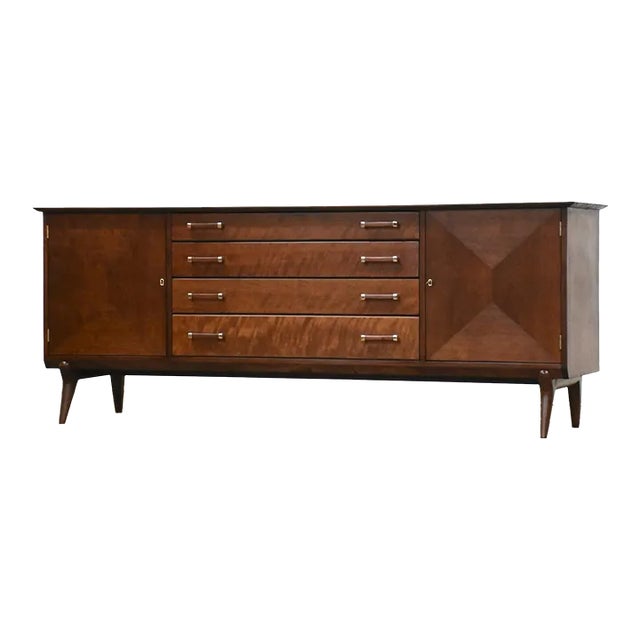 1960s Refinished Renzo Rutili Sideboard Credenza For Sale
