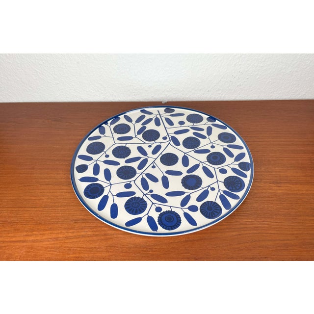 Large Mid-Century Modern German Ceramic Stockholm Series Plate from Melitta, 1960s For Sale - Image 18 of 18