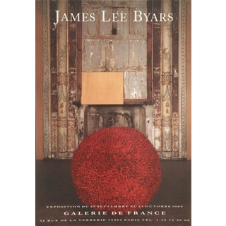 1980s James Lee Byars Galerie De France Poster For Sale