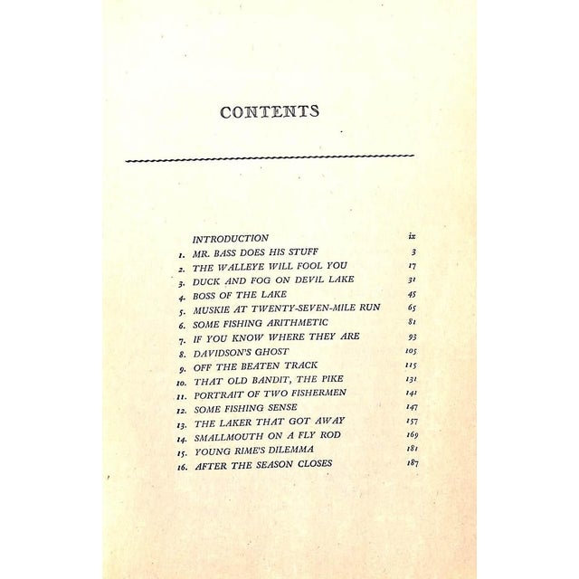 "When the Fish Are Rising Tales of the Rideau Lakes" Book 1947 Fleming, Clint For Sale - Image 4 of 6