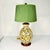Rustic European 1980s Boho Chic Rustic European Italian Tuscany Style Ceramic Handpainted Flora Table Lamp With New Shade For Sale - Image 3 of 18
