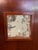 1950s Vintage Art Deco Style Mahogany Etched Glass Three Panel Room Divider Screen For Sale - Image 5 of 13