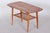 Mid-Century Coffee Table in Cherry & Rattan, 1950s For Sale - Image 6 of 12