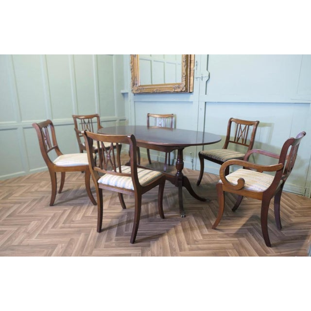 Vintage Extending Dining Table and Chairs, 1960, Set of 7 For Sale - Image 11 of 15