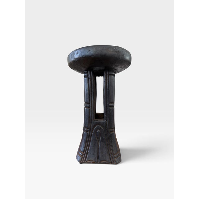 Tribal Vintage Tribal Nobility Bamileke Stool/Table Cameroon 16" H For Sale - Image 3 of 9