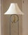 Metal Vintage Sculptural Postmodern Brass Bird Floor Lamp in Steel & Travertine For Sale - Image 7 of 14
