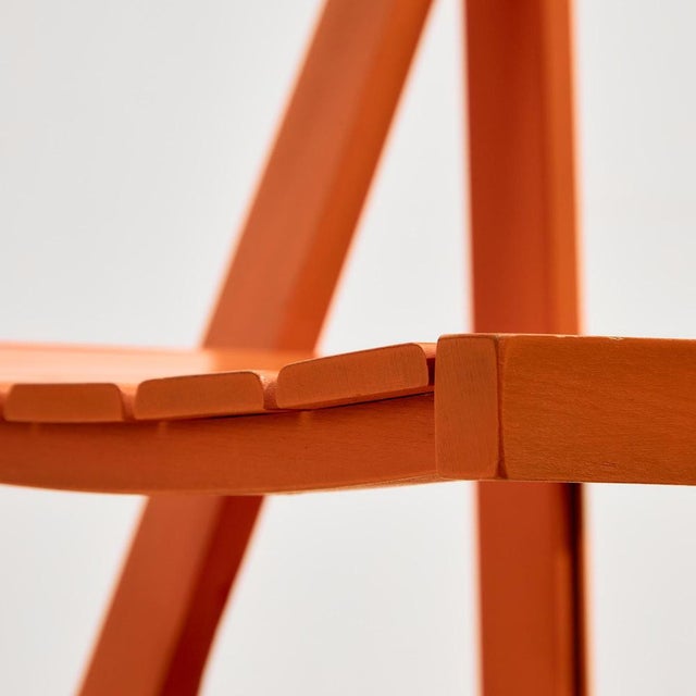 Beech Foldable Chairs by Aldo Jacober for Alberto Bazzani, 1960s, Set of 4 For Sale - Image 13 of 17