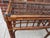 Large Mid Century Boho Chic Rattan Console Table With Glass Top. For Sale - Image 9 of 10