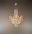 Art Deco Antique Rococo Crystal Chandelier For Sale - Image 3 of 16