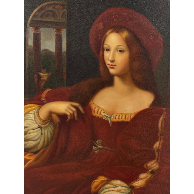 Panting is a well executed reproduction oil on canvas.It is framed in a guild wood frame,original condition same...