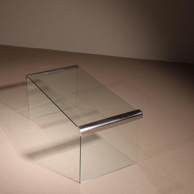 Metal Nesting Table Set by Pierangelo Gallotti & Luigi Radice, Italy, 1980s, Set of 3 For Sale - Image 7 of 14