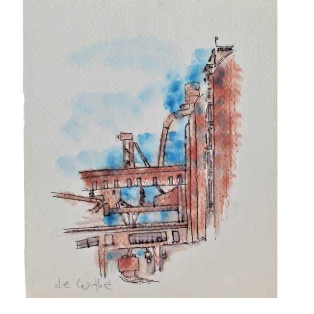 William De Garthe, Peggy's Cove, Nova Scotia Scenery, Circa 1950 For Sale