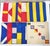 1950s Vintage Leacock Nautical Naps Signal Flag Cocktail Napkins by Dessin Deux, Set of 11 For Sale - Image 5 of 11
