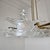 1990s Mid Century Modern Murano Glass and Brass Chandelier For Sale - Image 15 of 15