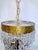 Traditional Vintage Brass Basket Chandelier For Sale - Image 3 of 7