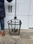 Late 20th Century Large, 4-Light Hanging Foyer Lantern With a Classic Black Finish For Sale - Image 4 of 4