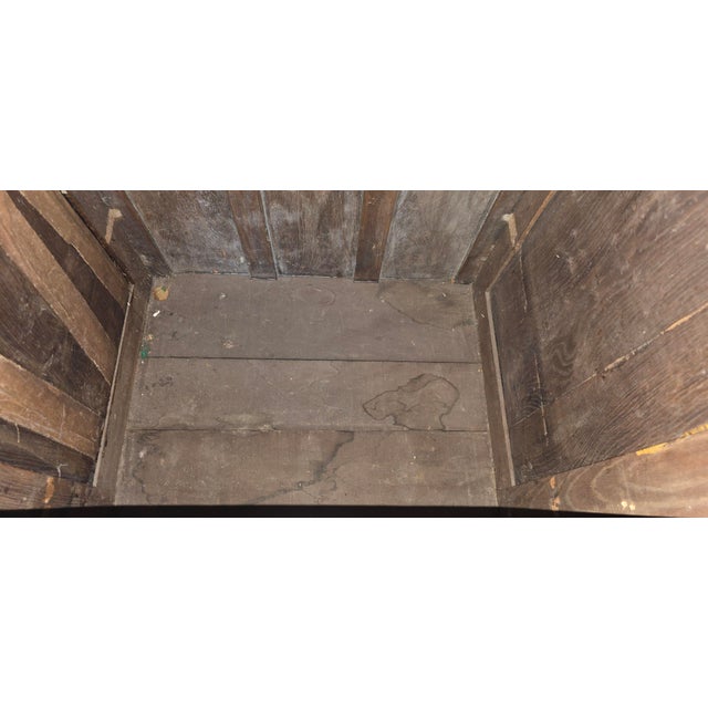 Oak Food Cupboard with Iron Hinges and Handles, 1920 For Sale - Image 12 of 14