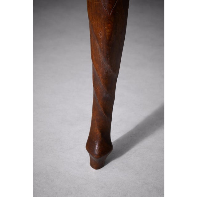 Art Nouveau Italian Red Armchairs in the style of Georges De Feure, 1905, Set of 2 For Sale - Image 6 of 11