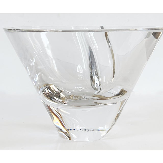 Goran and Ann Warff Vintage Goran Warff Artist Art Glass Bowl for Kosta Boda For Sale - Image 4 of 15