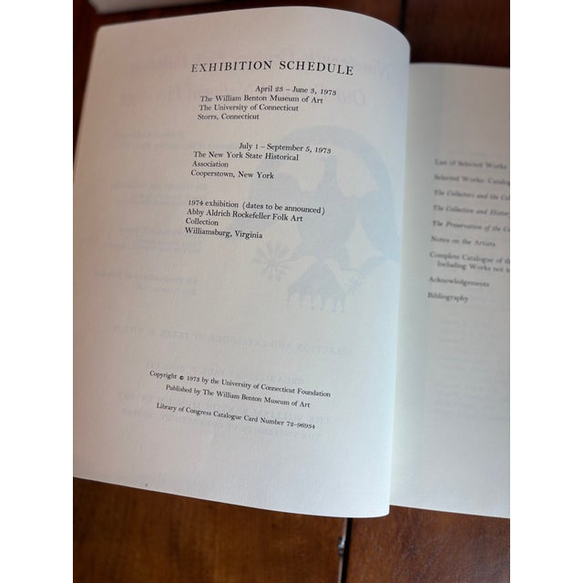 1973 First Edition "Nineteenth Century Folk Painting: Our Spirited Heritage" Museum Exhibition Art Book For Sale - Image 10 of 11